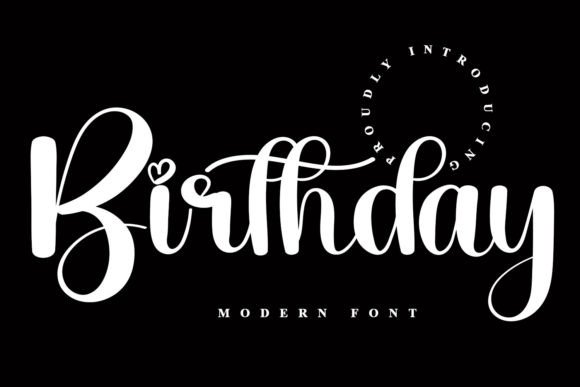 Birthday Font Evaluation