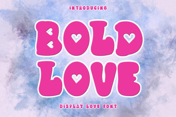 Bold Love: The Perfect All-Caps Display Font for Trendy Designs
