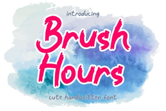 Brush Hours: Elevating Brand Identity with Modern Typography