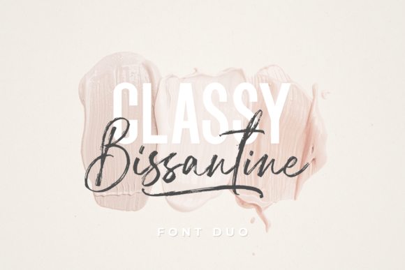 Classy Bissantine Duo: A Sophisticated Font Pairing for Elegant Design