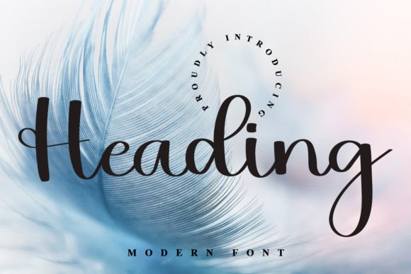 Introducing Heading Font: A Bold and Impactful Typeface Designed Specifically for Eye-Catching Headlines and Titles