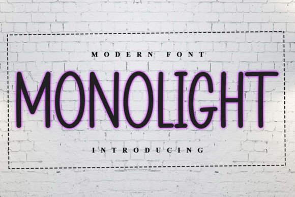 Monolight Font Evaluation