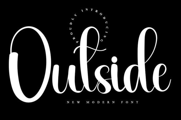 Outside: The Handwritten Font That Brings Authenticity to Your Design
