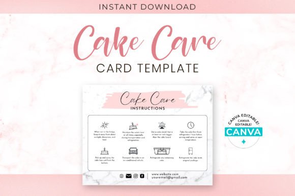 Printable Cake Care Guide: Elevate Your Bakery Service