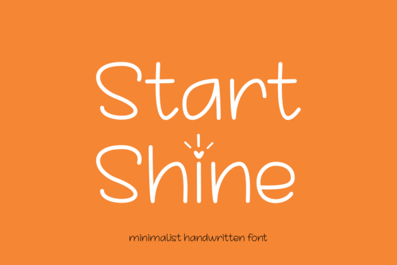 Start Shine: Elevate Your Design with a Versatile Handwritten Font