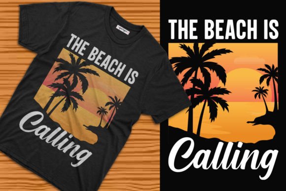 The Beach is Calling T-shirt Design